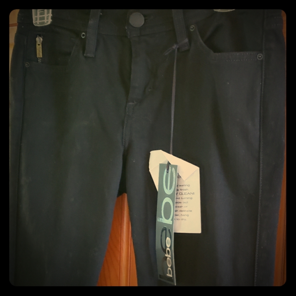 Bebe Black Jeans (skinny boot cut)